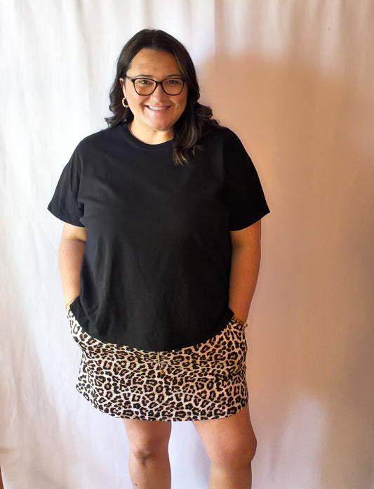 Leopard Skort