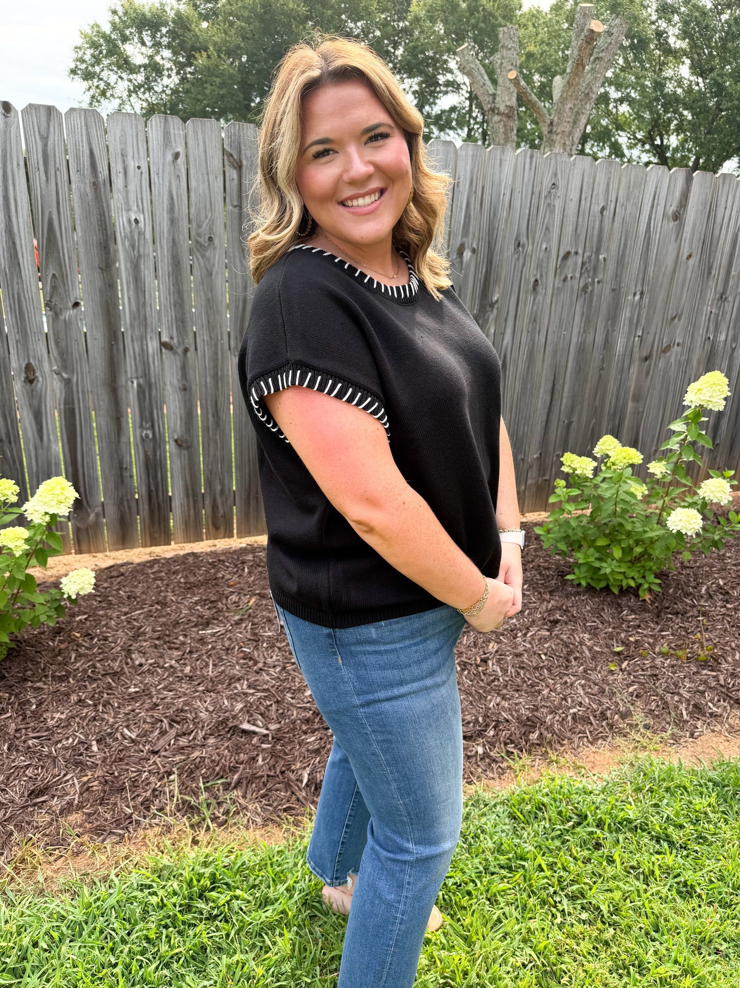 Black Sweater Vest