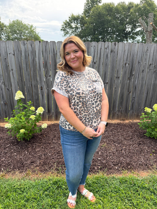 Leopard Print Top
