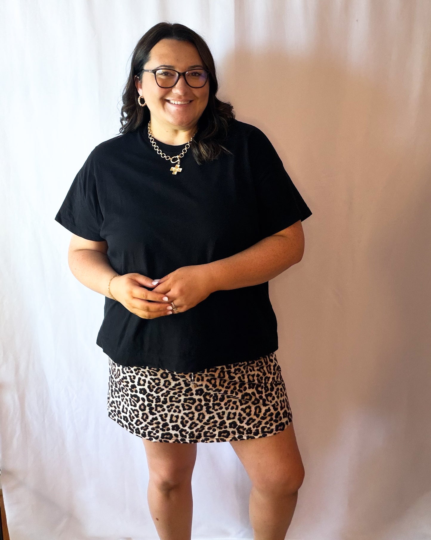 Leopard Skort